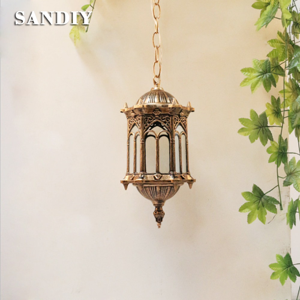 SANDIY Outdoor Pendant Lamp Re – Outdoor Lighting Restaurant Bewertung und Preis