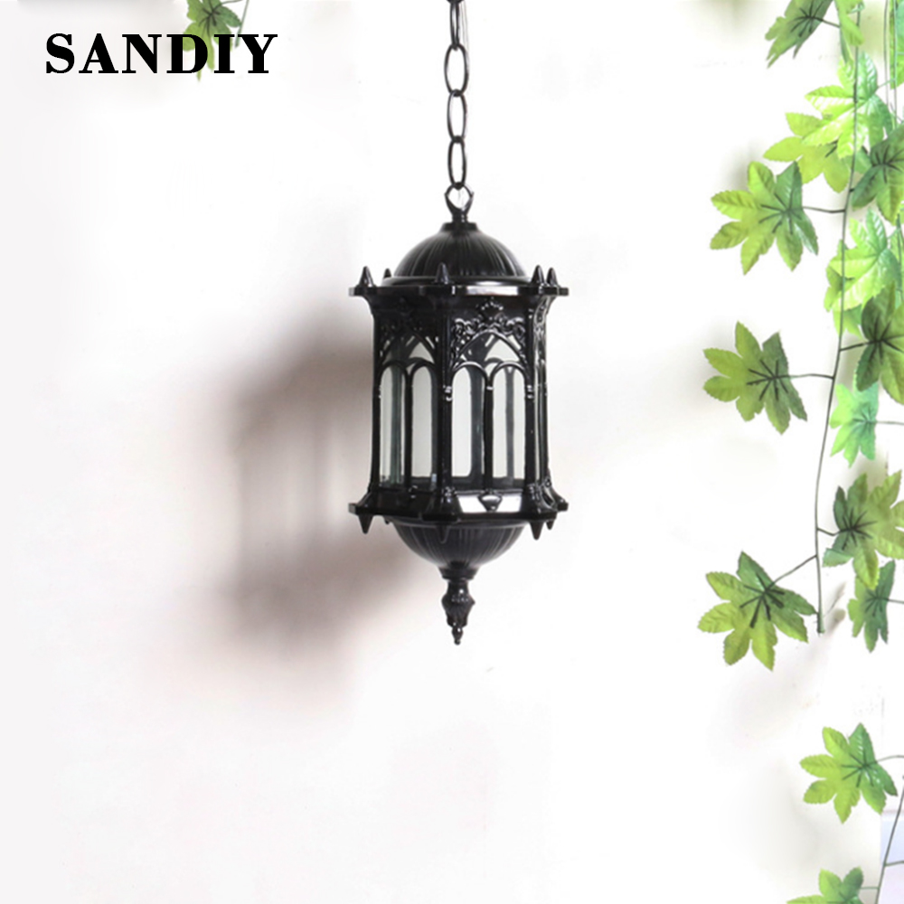 SANDIY Outdoor Pendant Lamp Re – Outdoor Lighting Restaurant Bewertung und Preis