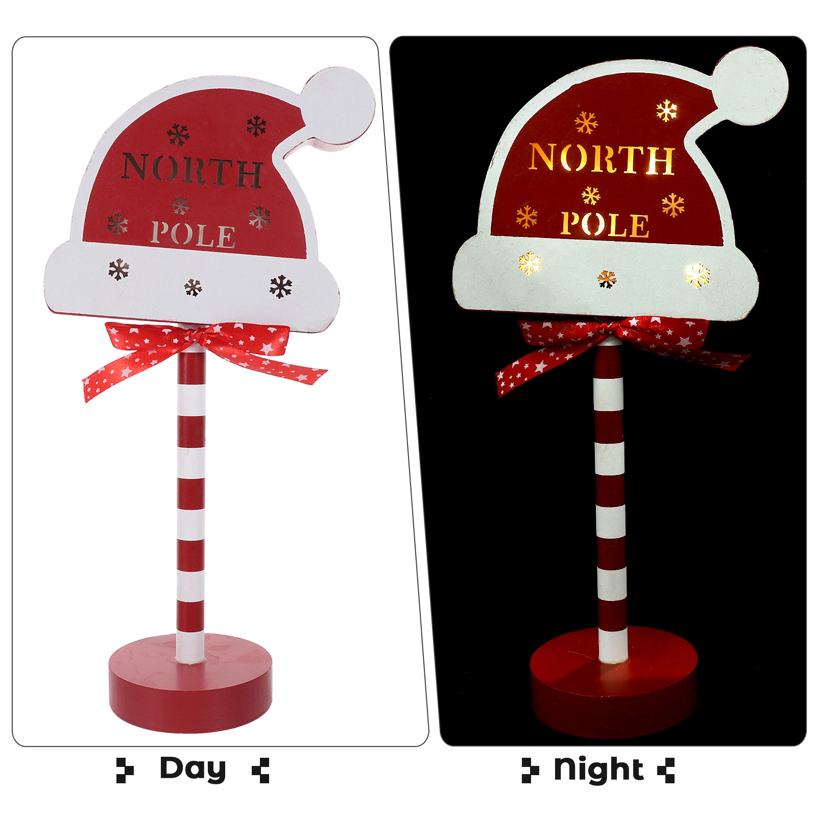 Exquisite Wooden Christmas Hat – Outdoor Lighting For Christmas Bewertung und Preis