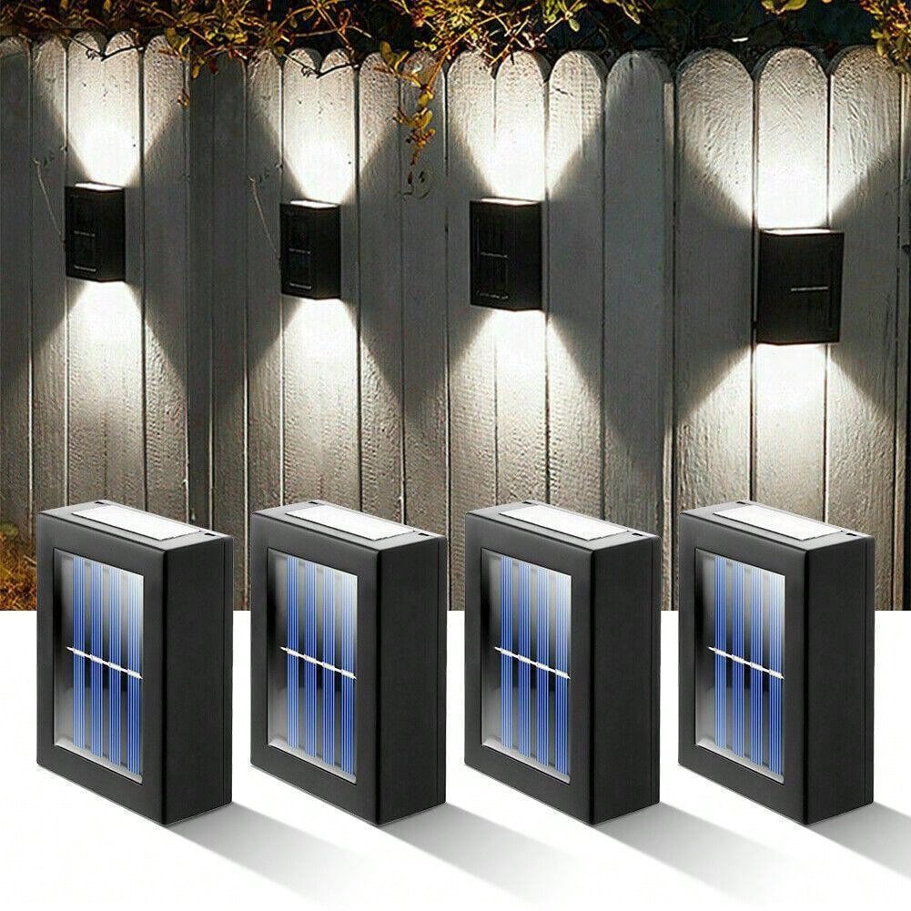 4 Pack LED Solar Step Lights O – Outdoor Lighting On Stairs Bewertung und Preis