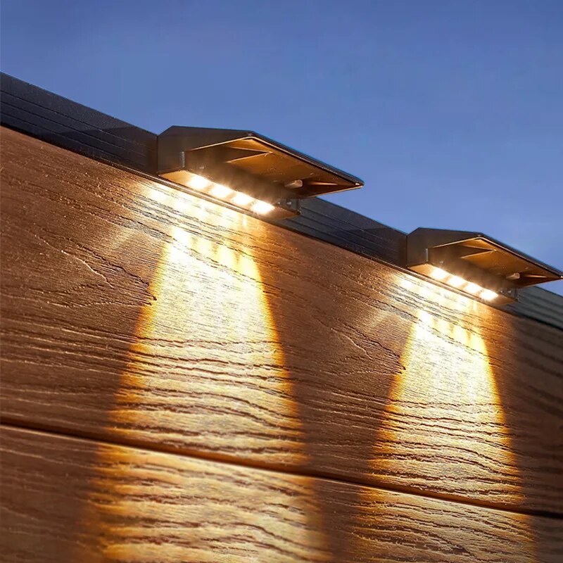 2 Pack Solar Wall Lights 4 LED – Post Cap Light Bewertung und Preis