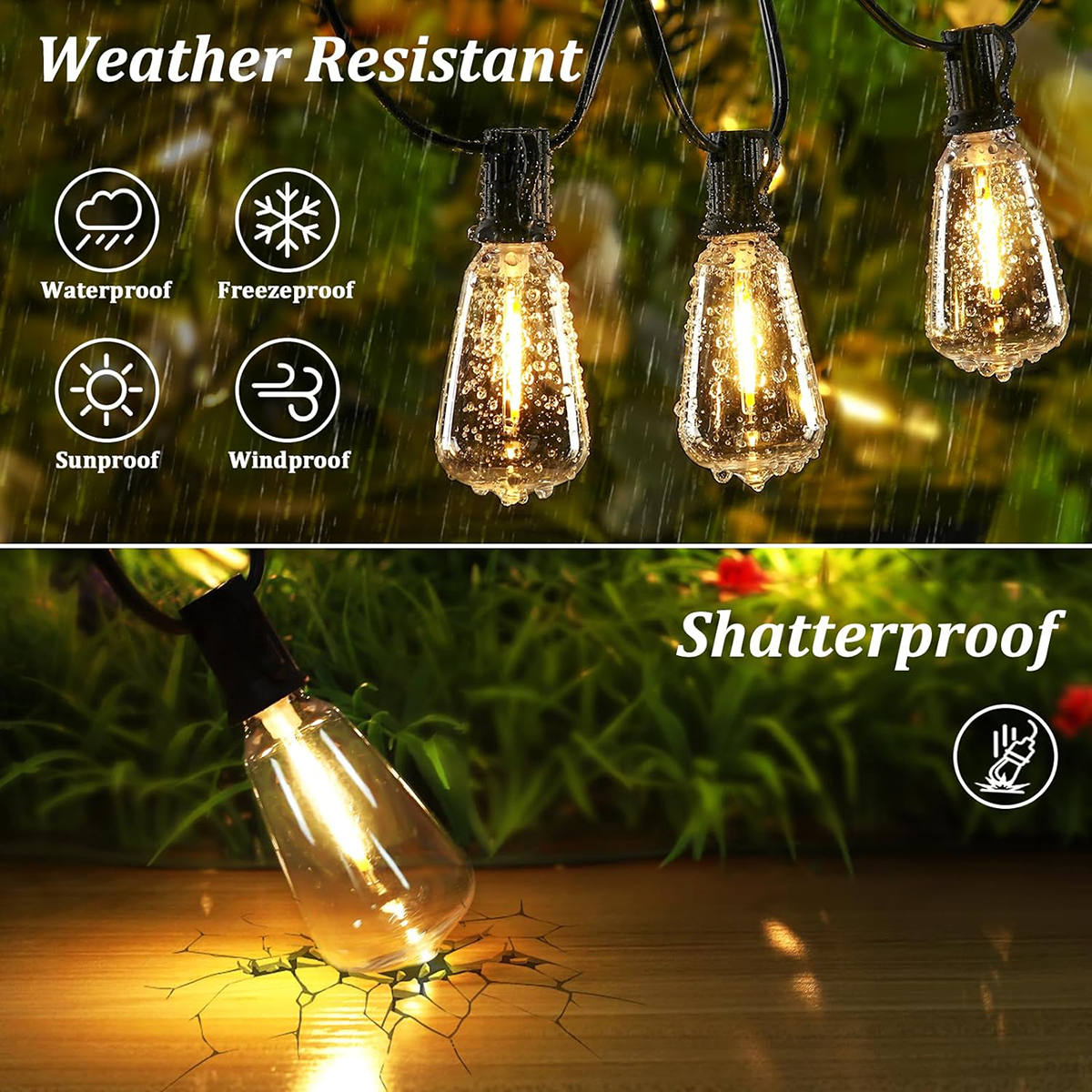 LED String Lights LED Outdoor  – Outdoor Lighting Driveway Bewertung und Preis