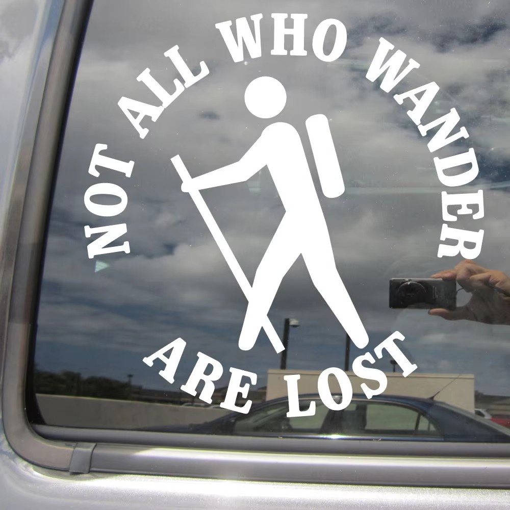 Hiking Enthusiasts Vinyl Stick - Outdoor Adventure Words recensie en prijs