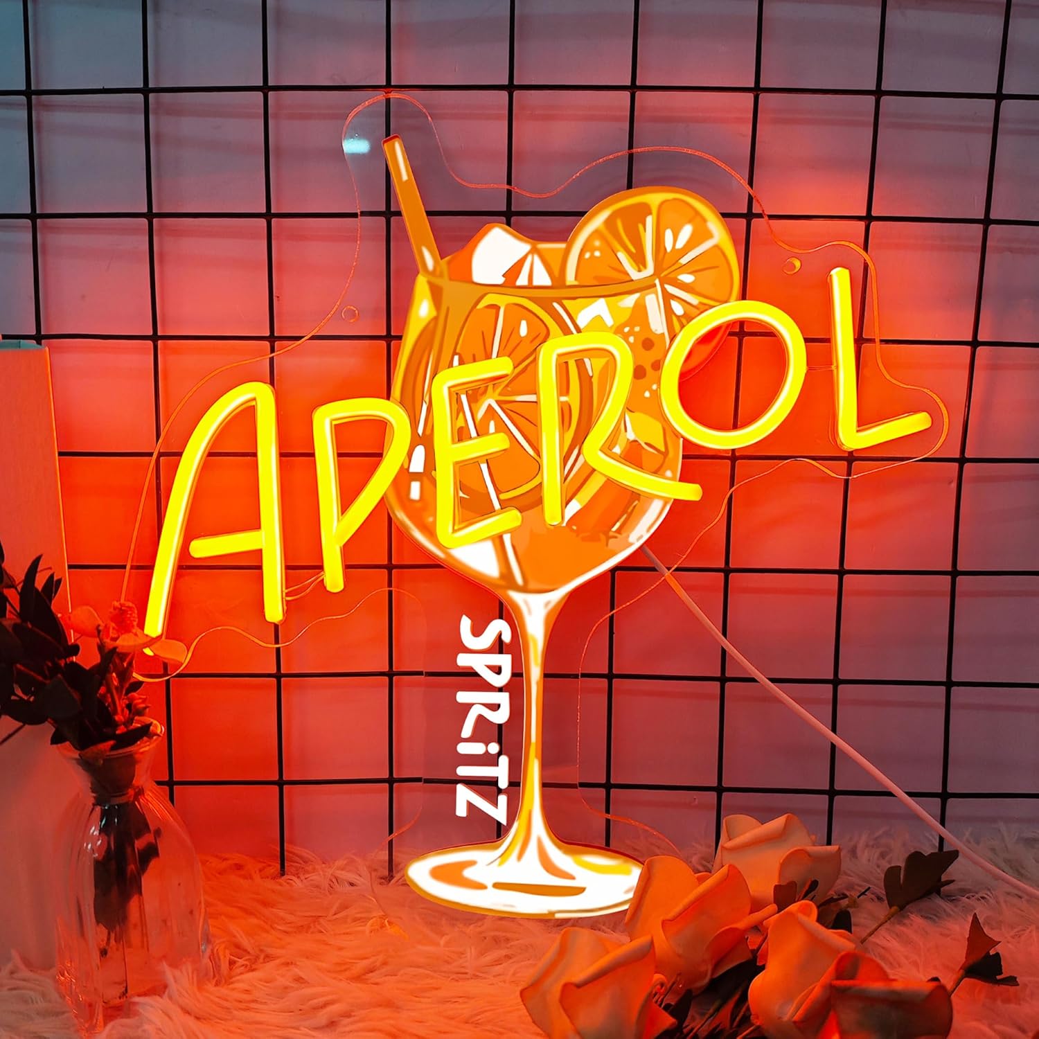 Orange/Aperol Spritz Neon Sign – Outdoor Lighting Restaurant Bewertung und Preis