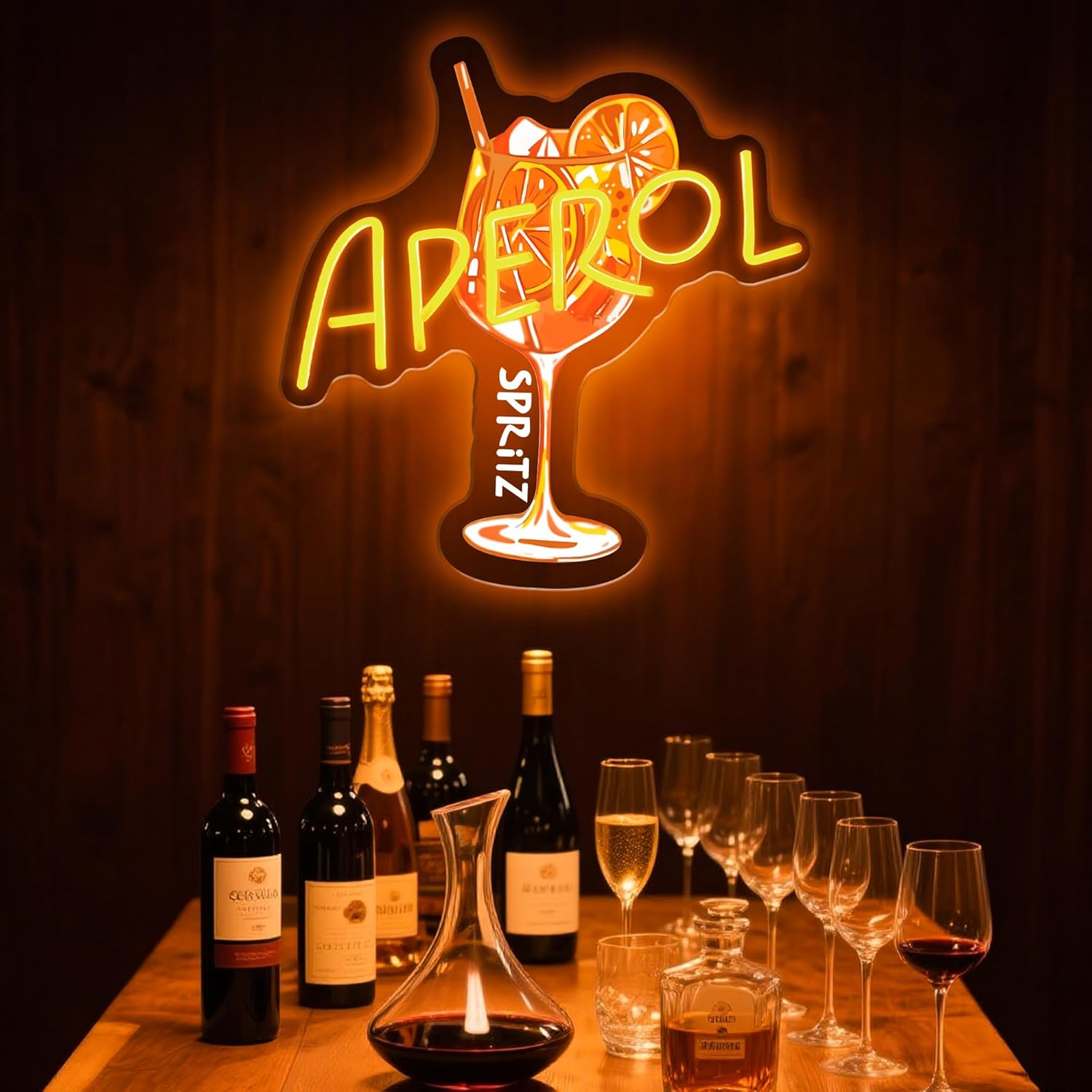 Orange/Aperol Spritz Neon Sign – Outdoor Lighting Restaurant Bewertung und Preis