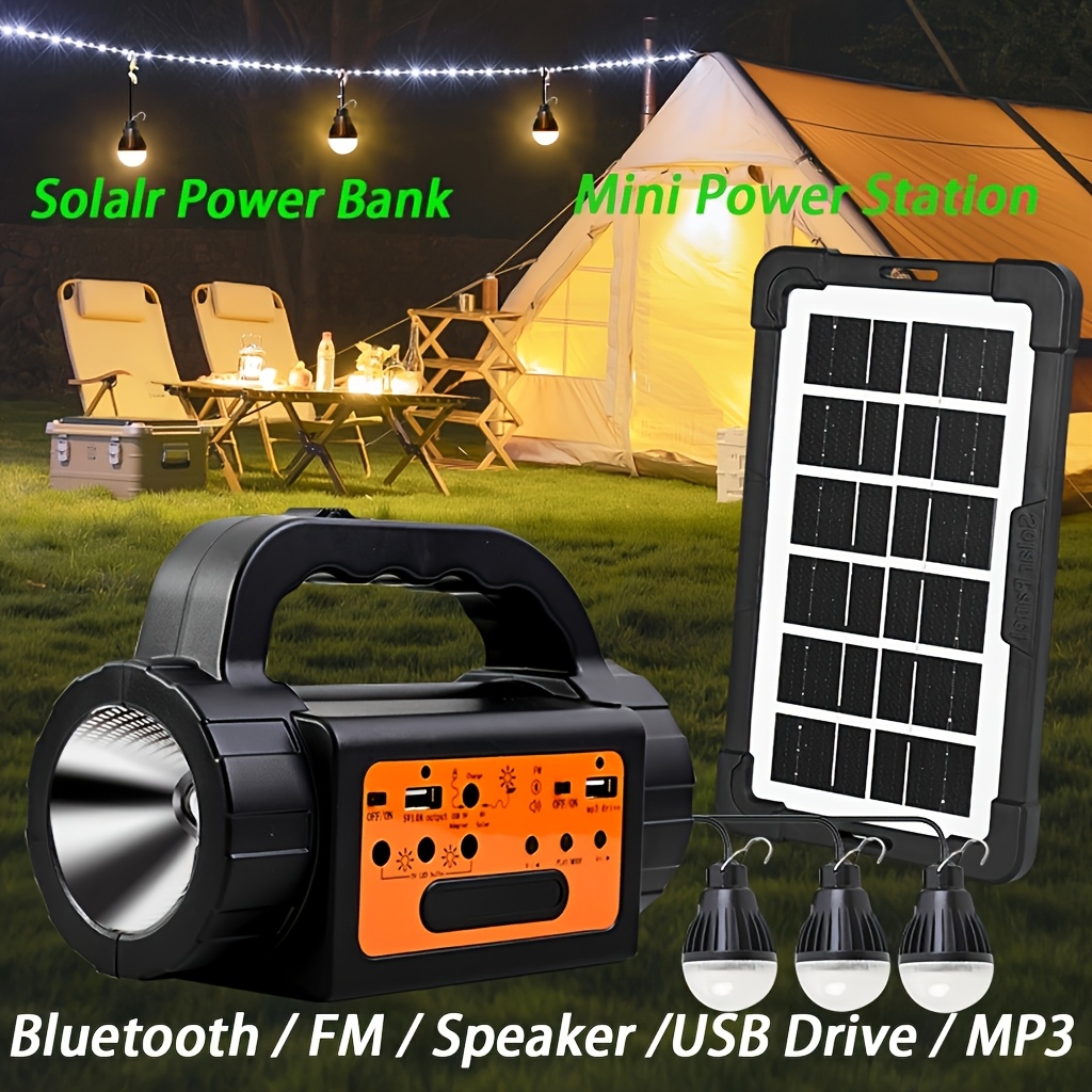 Solar Rechargeable Camping Lig – Outdoor Lighting Usb Bewertung und Preis