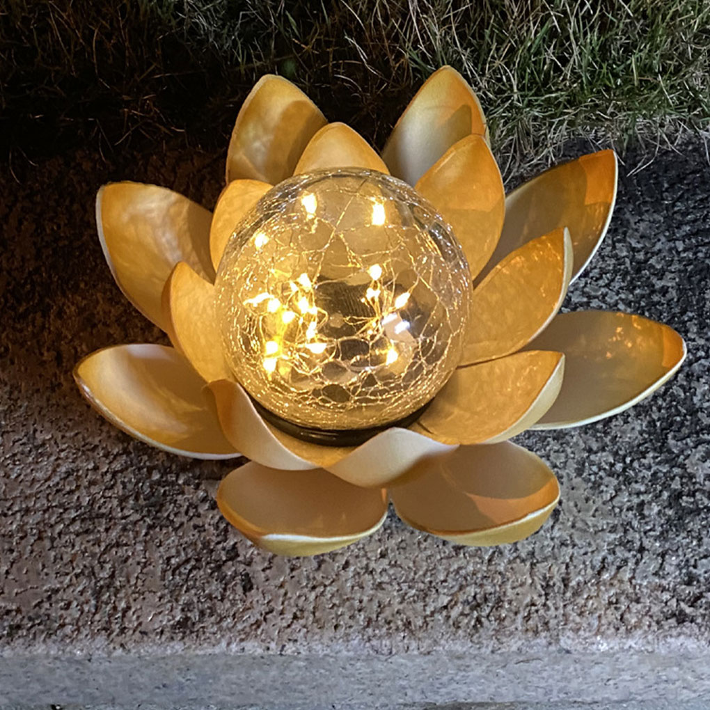 Lotus Shaped Garden Solar Ligh – Outdoor Lighting For Christmas Bewertung und Preis