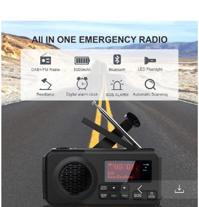 DAB/DAB+/FM Digital Radio with – Fire Torch Solar Bewertung und Preis