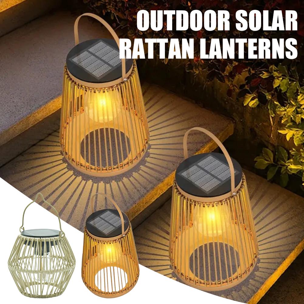 IP65 Waterproof Solar Rattan L – Outdoor Lighting Ip65 Bewertung und Preis