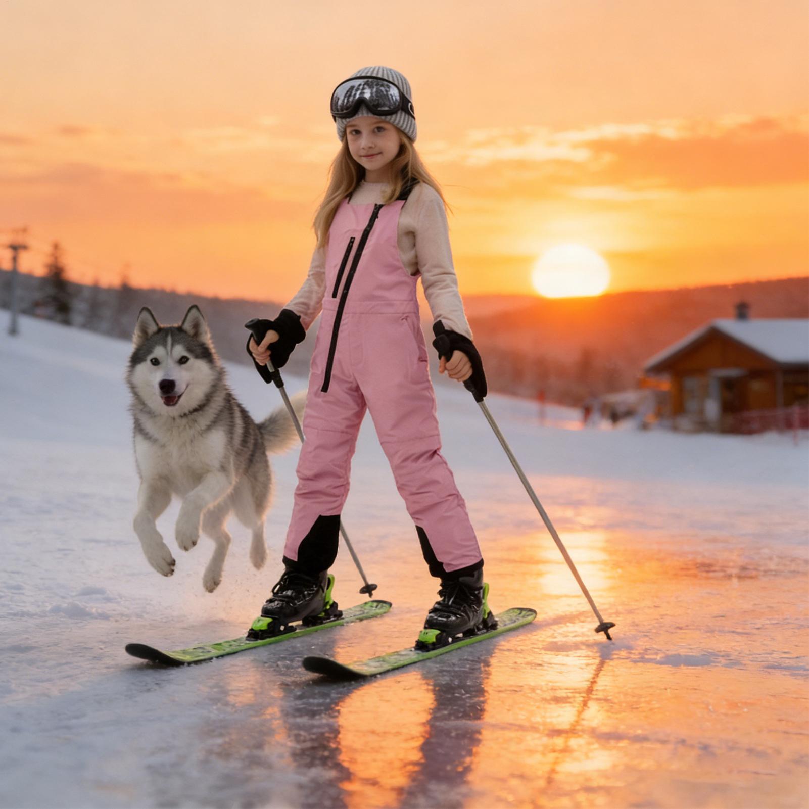 Kids Winter Snowsuit Overalls, - Outdoor Adventure Girls recensie en prijs