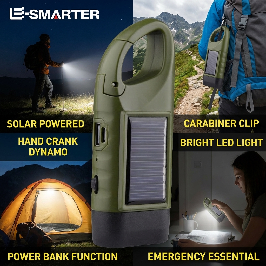 Solar Hand Crank Emergency Fla – Fire Torch Solar Bewertung und Preis
