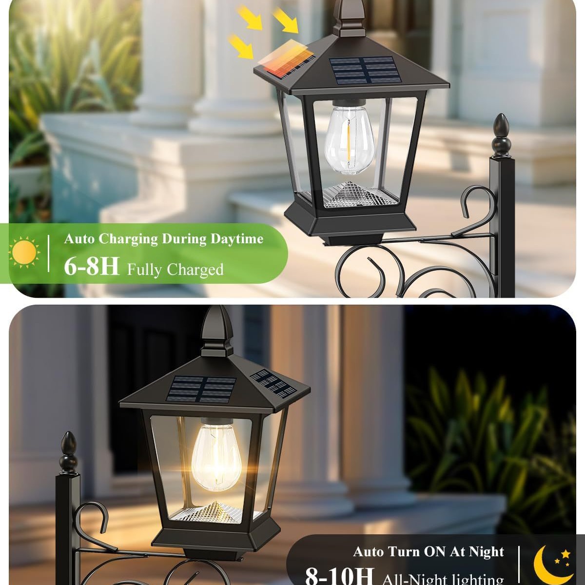Solar Powered 2-in-1 Flower Po – Wall Lighting Outdoor Bewertung und Preis