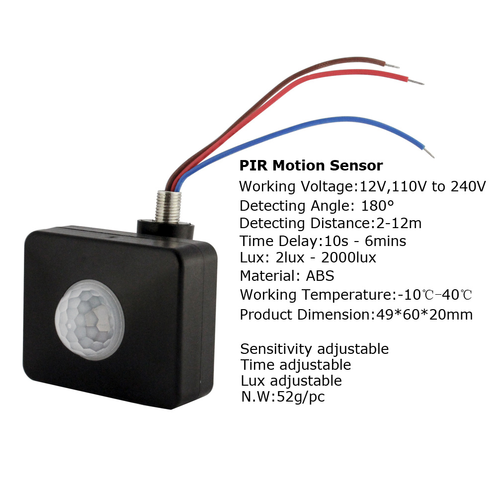 12V PIR Sensor Movement Switch – Outdoor Lighting Timer Switch Bewertung und Preis