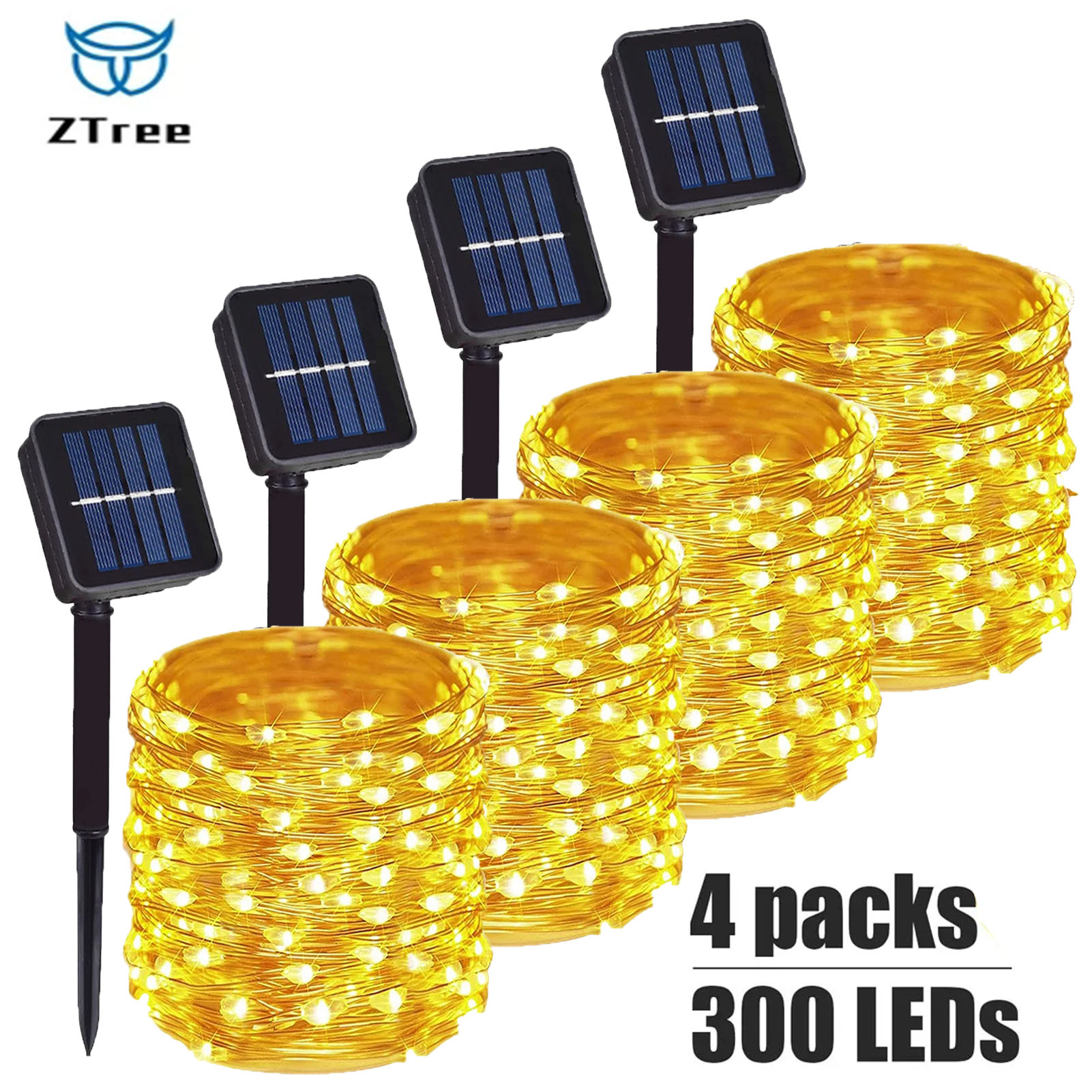 1~4Pcs Solar String Lights Out – Outdoor Lighting Driveway Bewertung und Preis