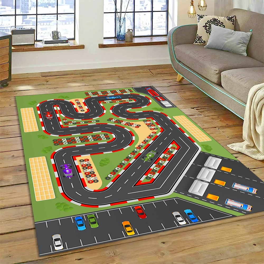 Kids Racing Track Play Mat Car - Outdoor Adventure Words recensie en prijs