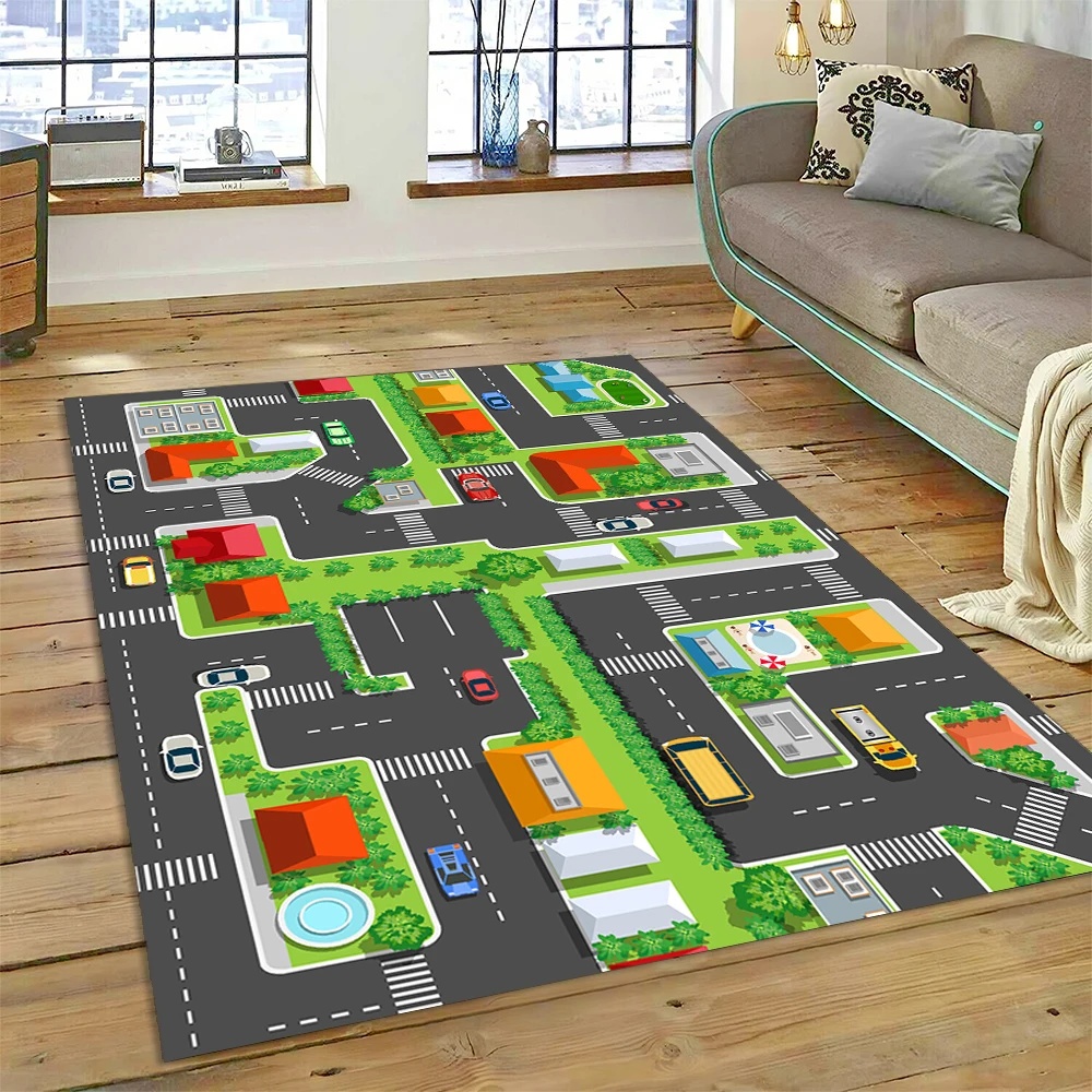 Kids Racing Track Play Mat Car - Outdoor Adventure Words recensie en prijs