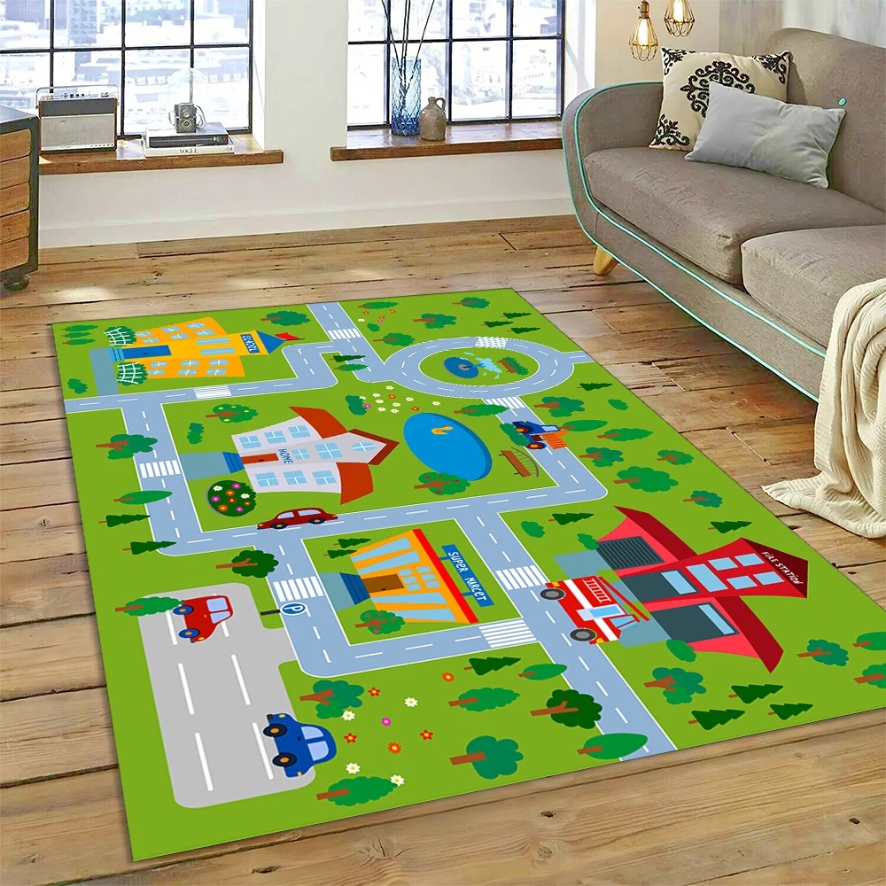 Kids Racing Track Play Mat Car - Outdoor Adventure Words recensie en prijs