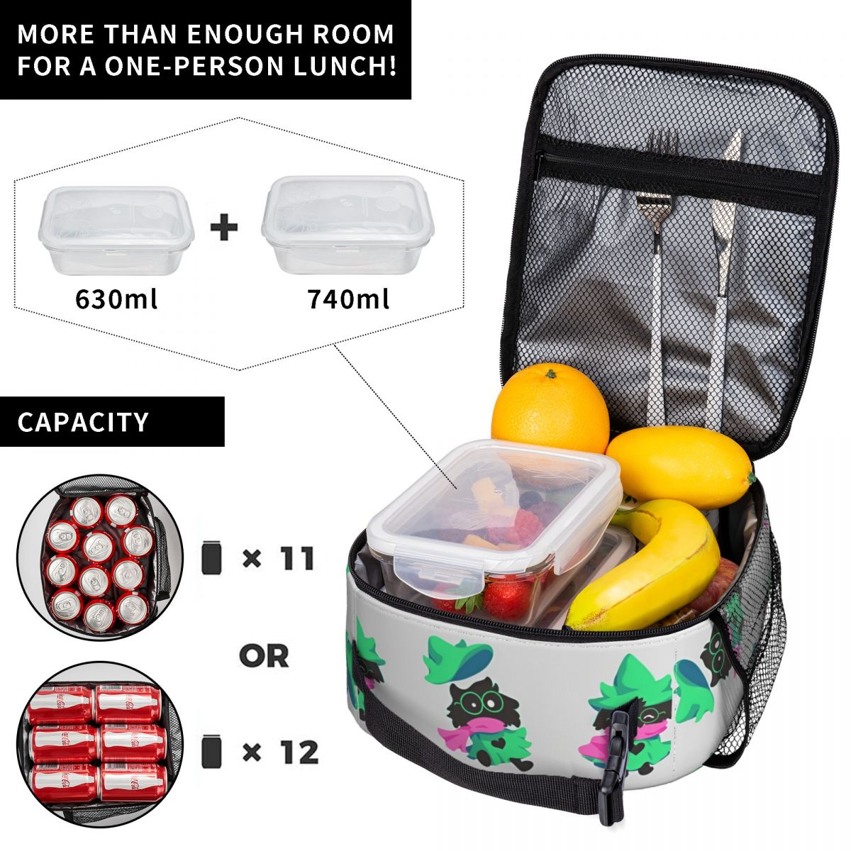 Deltarune Insulated Lunch Bags - Outdoor Adventure Girls recensie en prijs