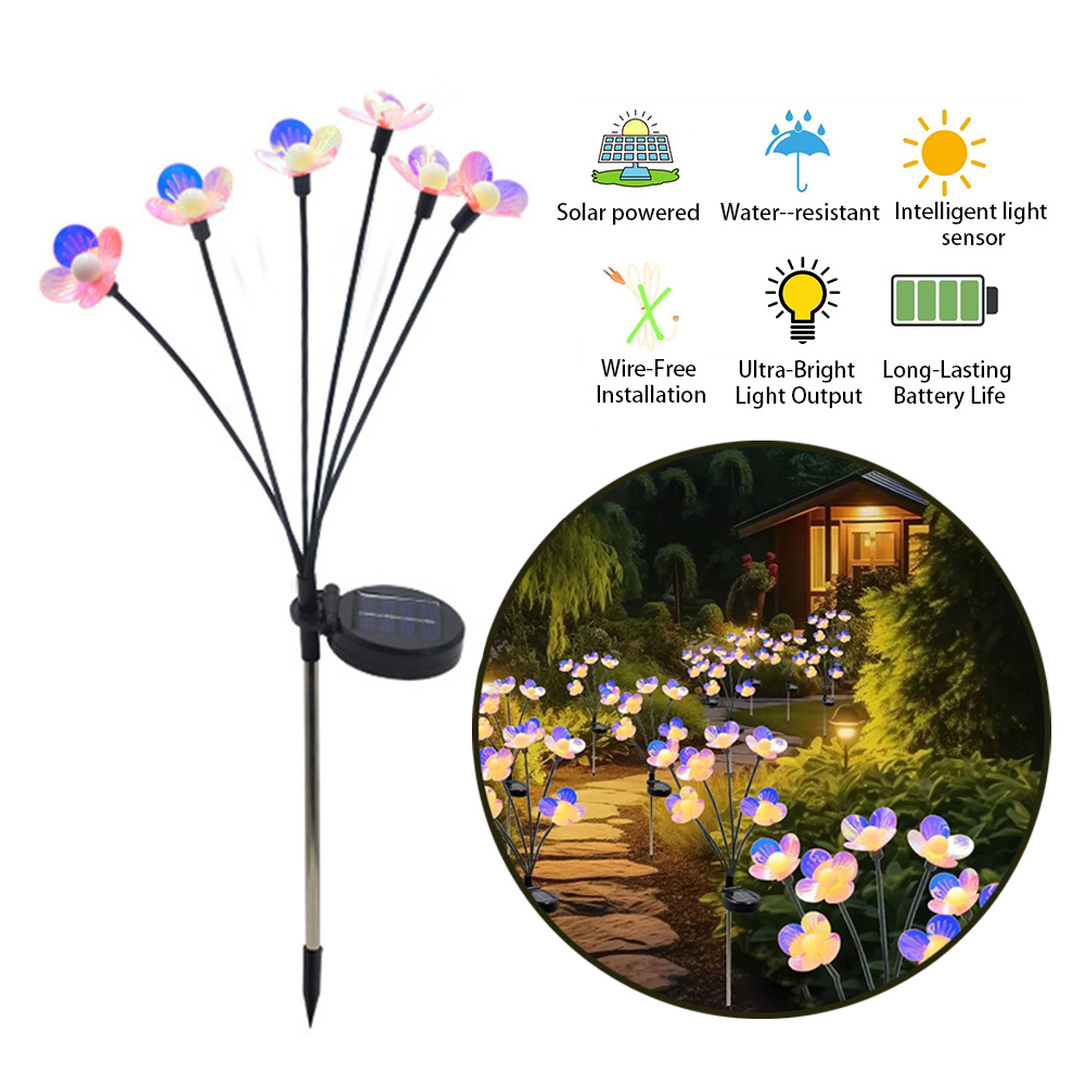 Solar Garden Flower Lights – C – Color Changing Outdoor Bewertung und Preis