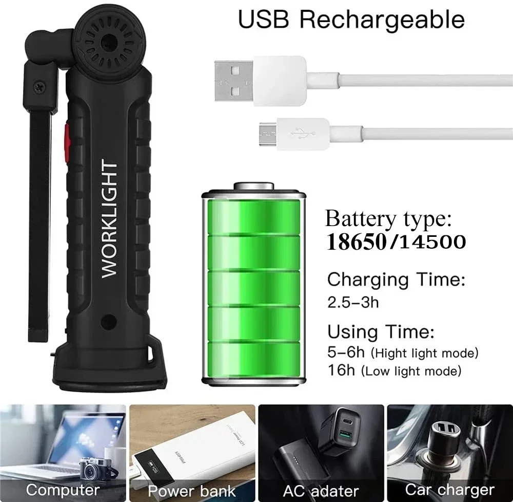 LED COB Flashlight USB Recharg – Outdoor Lighting Guide Bewertung und Preis