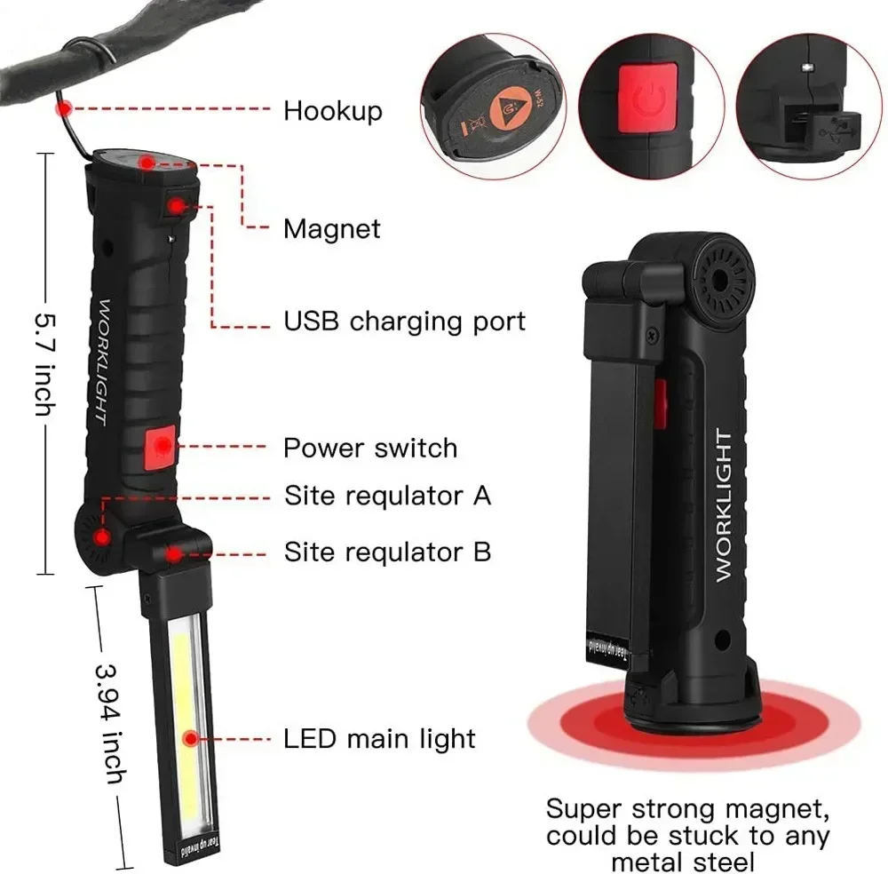 LED COB Flashlight USB Recharg – Outdoor Lighting Guide Bewertung und Preis