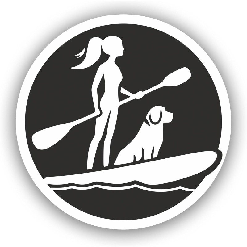 Car sticker Stand-Up Paddleboa - Outdoor Adventure Words recensie en prijs
