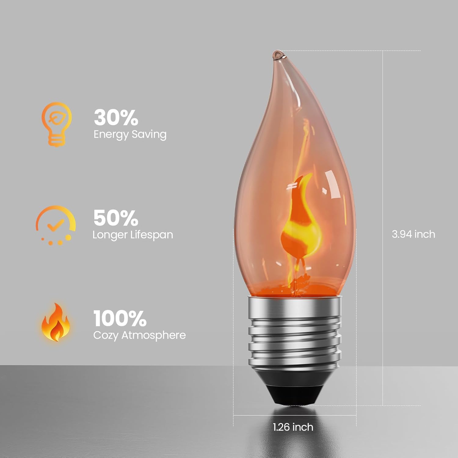 E26 Flame Light Bulbs, Flicker – Outdoor Lighting For Christmas Bewertung und Preis