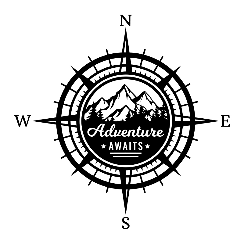 Adventure Awaits Compass Car S - Outdoor Adventure Words recensie en prijs