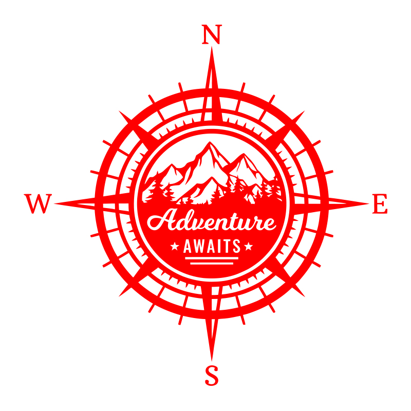 Adventure Awaits Compass Car S - Outdoor Adventure Words recensie en prijs
