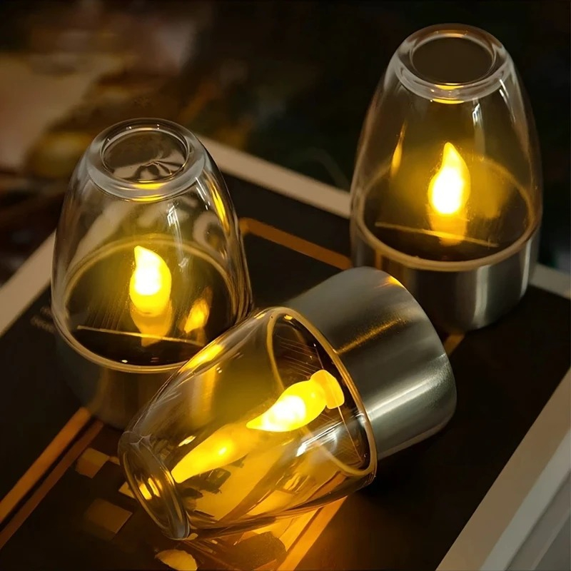 LED Solar Candles Light Flamel – Outdoor Lighting Under Pergola Bewertung und Preis