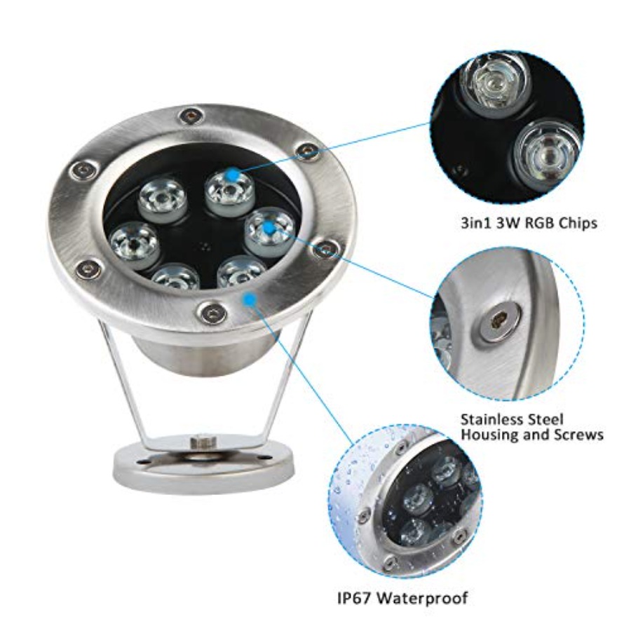 LED Pond Light 2 Pack for outd – Color Changing Outdoor Bewertung und Preis