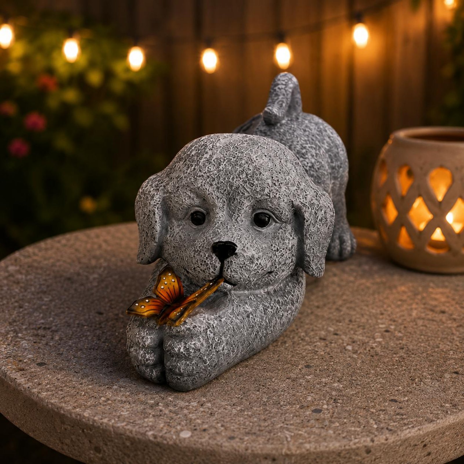 Solar Dog Statue Resin Craft S – Outdoor Lighting Ip65 Bewertung und Preis