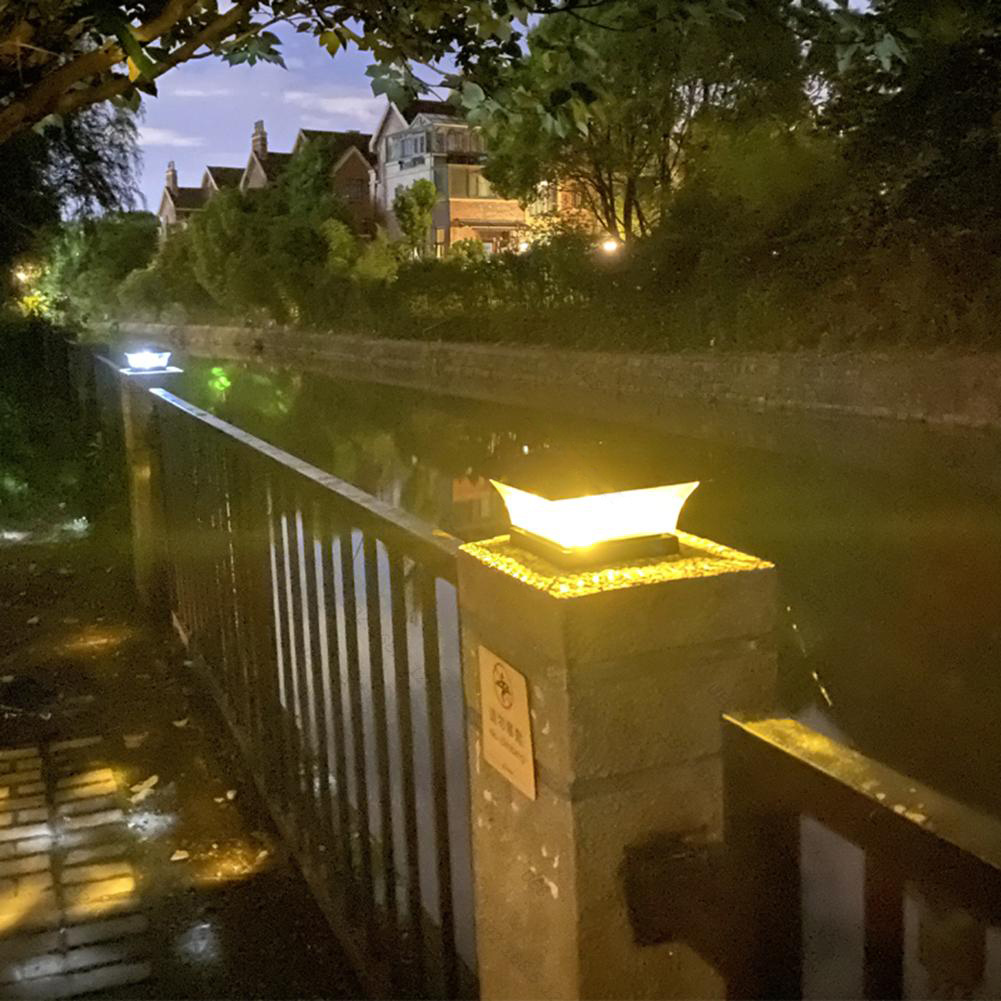 1/2Pcs Solar Powered Fence Lig – Post Cap Light Bewertung und Preis