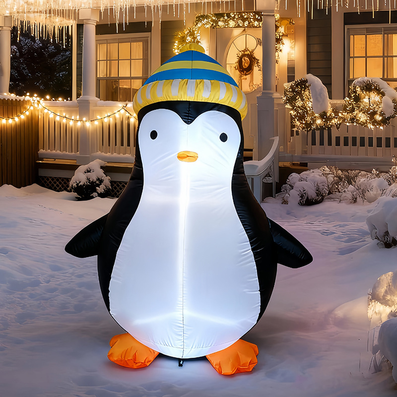 1.5M Christmas Penguin Inflata – Outdoor Lighting For Christmas Bewertung und Preis