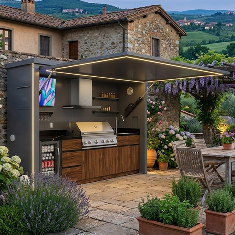 Aluminum Outdoor Kitchen Suite – Outdoor Lighting Restaurant Bewertung und Preis