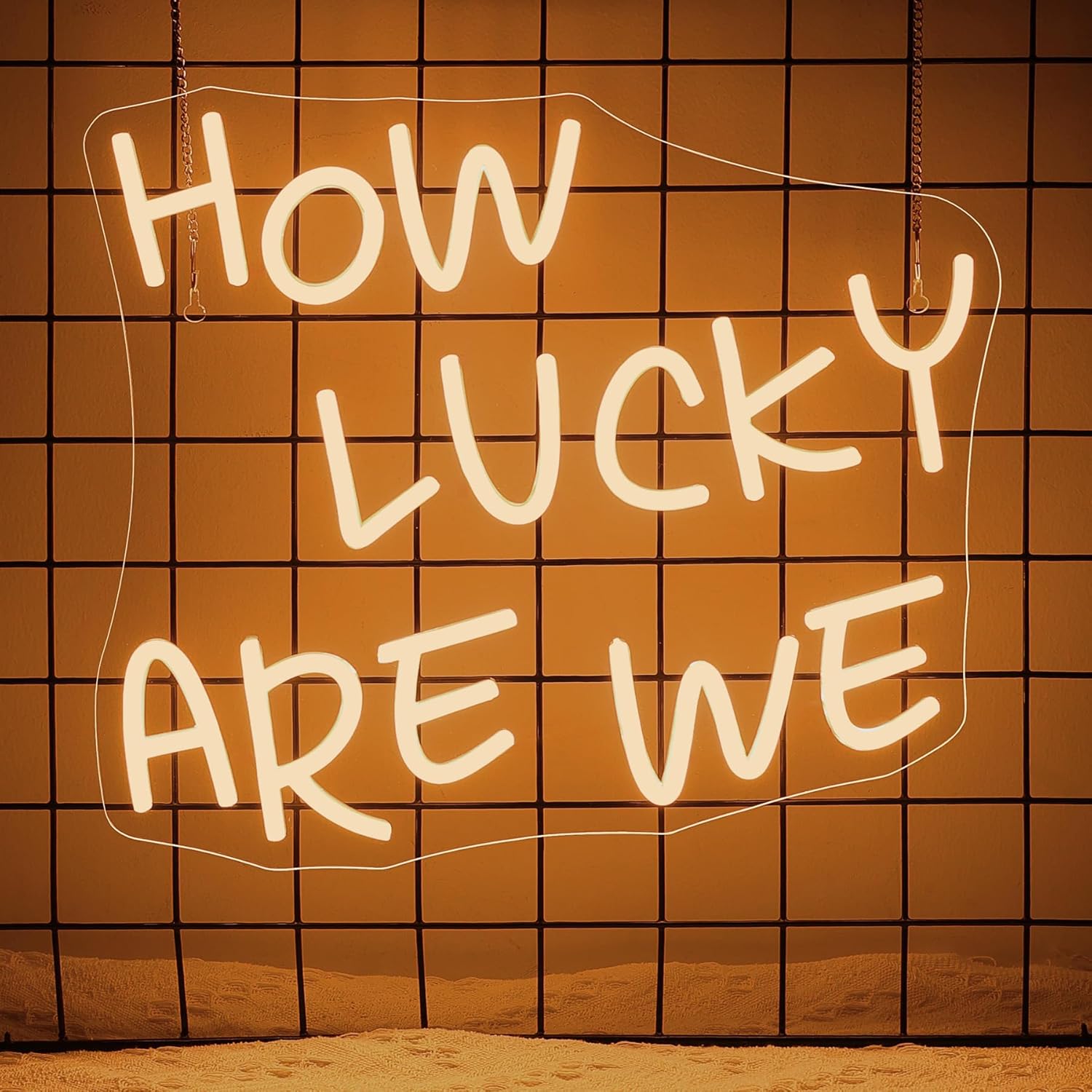 How Lucky Are We Neon Sign USB – Outdoor Lighting How To Bewertung und Preis