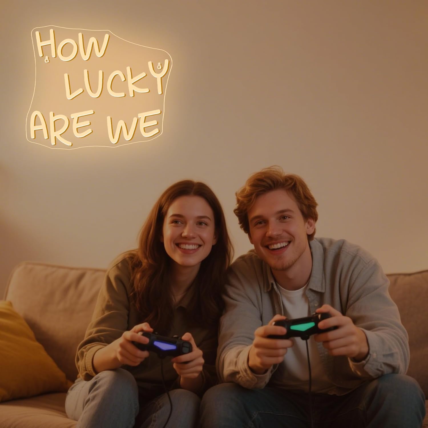 How Lucky Are We Neon Sign USB – Outdoor Lighting How To Bewertung und Preis