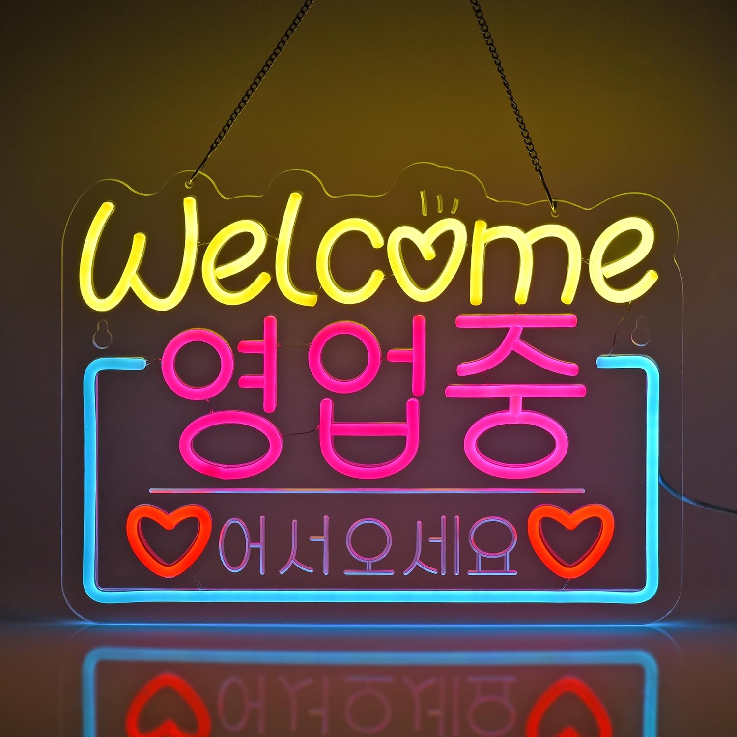 Korean Welcome on Sale Neon Si – Outdoor Lighting Restaurant Bewertung und Preis