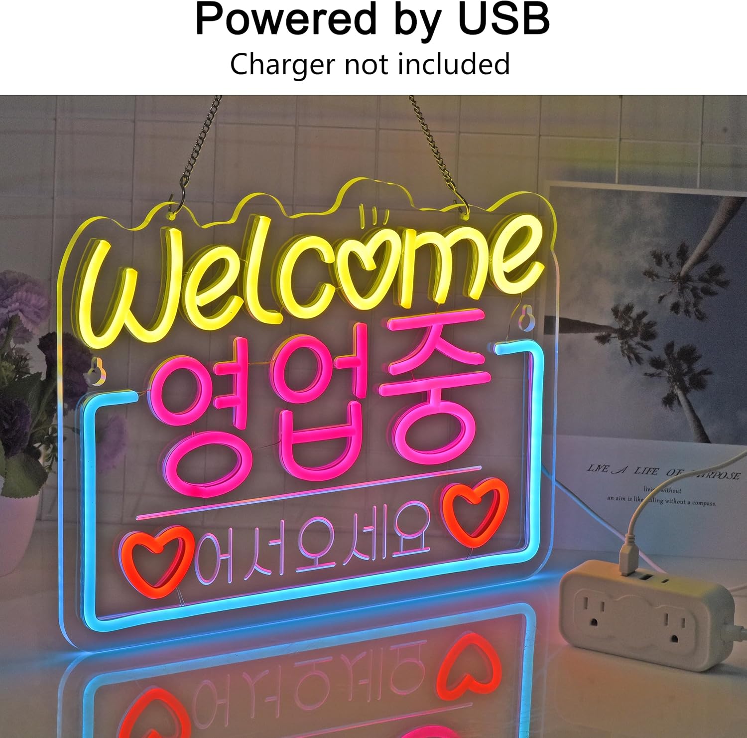Korean Welcome on Sale Neon Si – Outdoor Lighting Restaurant Bewertung und Preis