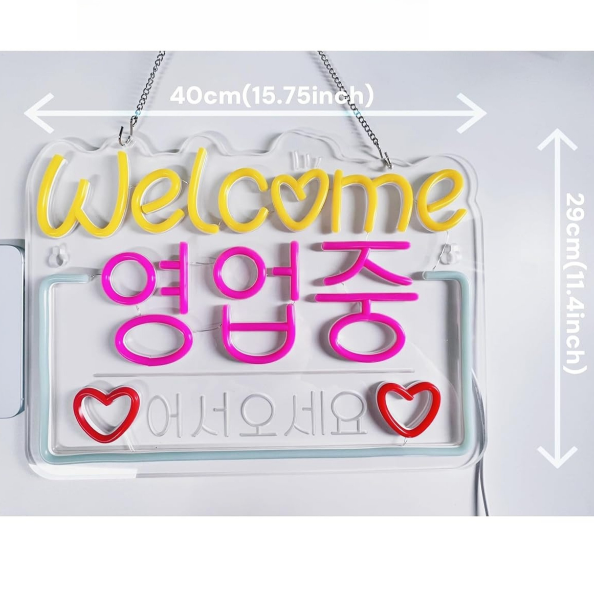 Korean Welcome on Sale Neon Si – Outdoor Lighting Restaurant Bewertung und Preis