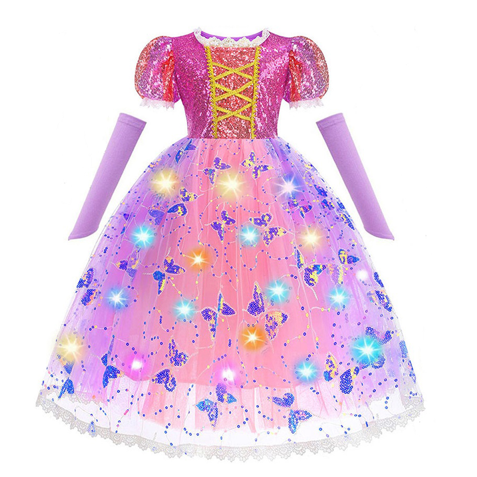 Girl Rapunzel Dress LED Light  – Outdoor Lighting Halloween Bewertung und Preis