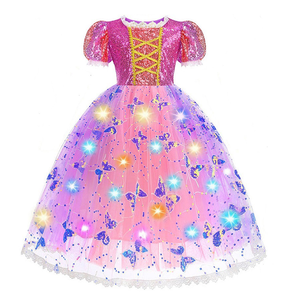Girl Rapunzel Dress LED Light  – Outdoor Lighting Halloween Bewertung und Preis